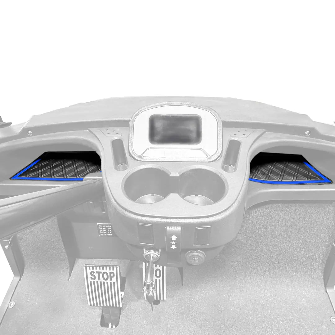 Blue trim- ICON Compatible PRO Series Dash Mat - Fits ICON and Advanced EV 