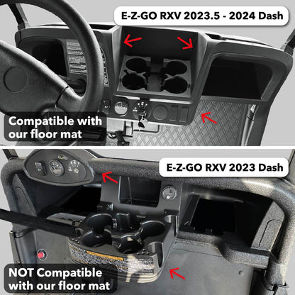 SPECIAL PRICING** E-Z-GO RXV (2024+) ALL Trim levels (Elite, Freedom etc) / Valor (2024+) Golf Cart Floor Mat