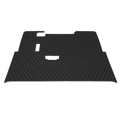 E-Z-GO golf cart floor mat black diamond design all black full coverage- E-Z-GO TXT Floor Mats - Fits All TXT Trims (1996+)/S2 (2020 & earlier) / Workhorse/Express S4 (2020 & earlier)/Valor (2022 & earlier)/Medalist 1993-1995/Cushman/TXT Style Navitas Frame 