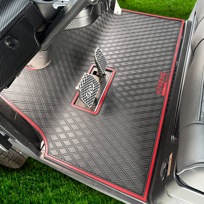 Red Trim - EPIC Compatible Golf Cart Floor Mat 