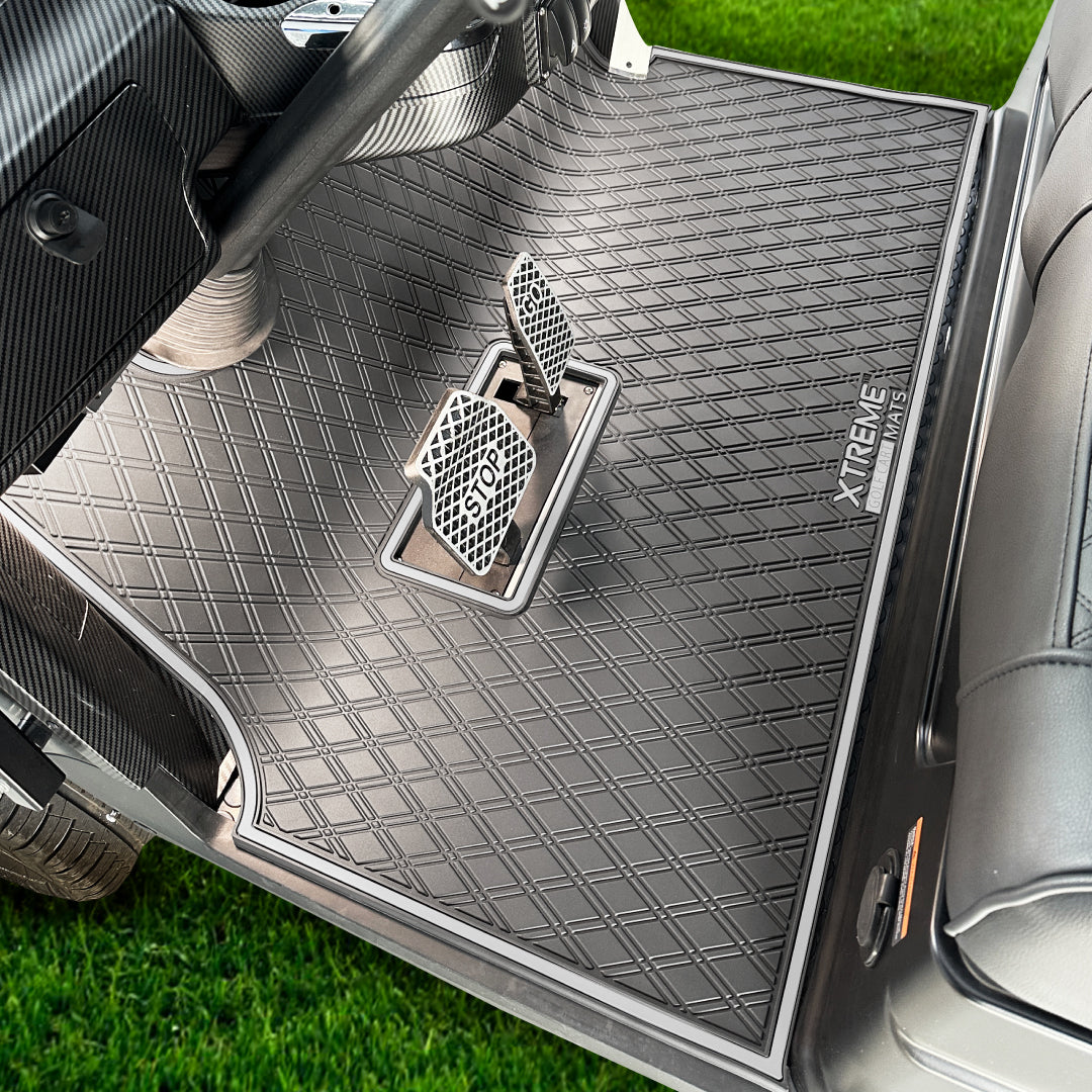 Grey Trim - EPIC Compatible Golf Cart Floor Mat 