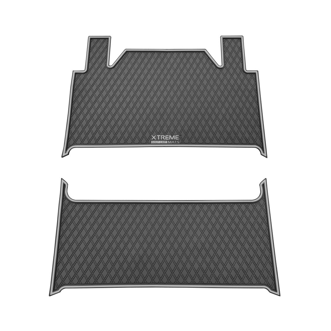 Grey Trim - Denago EV Rover XL Golf Cart Floor Mat 