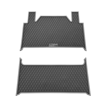 Grey Trim - Denago EV Rover XL Golf Cart Floor Mat 