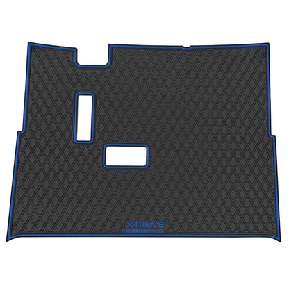 Blue Trim - E-Z-GO S2 & S4 Floor Mats - Fits E-Z-GO Express S2 and S4 (2021.5-Current) 