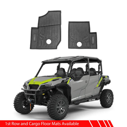 SMARTLINER Custom Fit Rugged Rubber Floor Liners For 2019-2023 Polaris General XP 4 1000