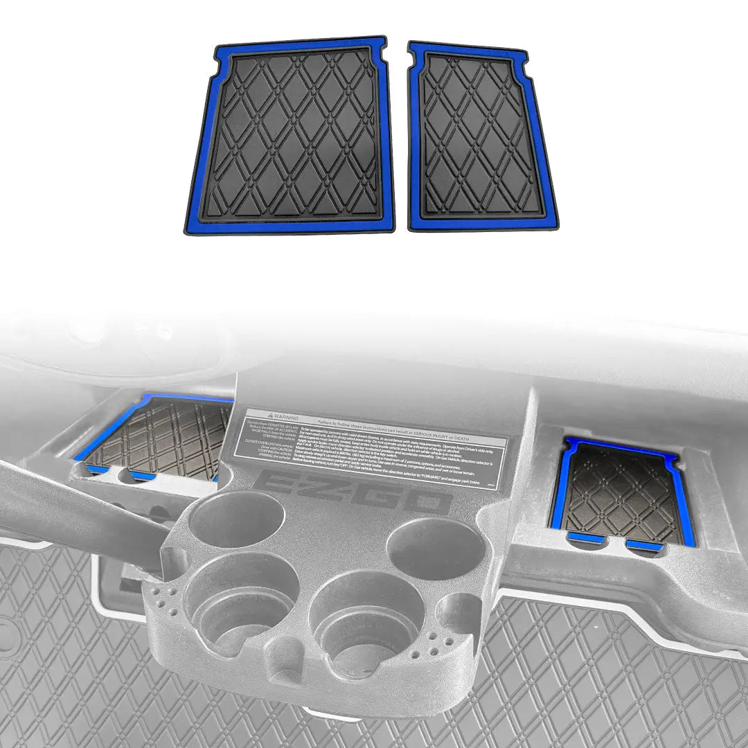 Blue trim- E-Z-GO RXV Dash Mat - Fits RXV Trims (2009 - 2022) - PRO Series