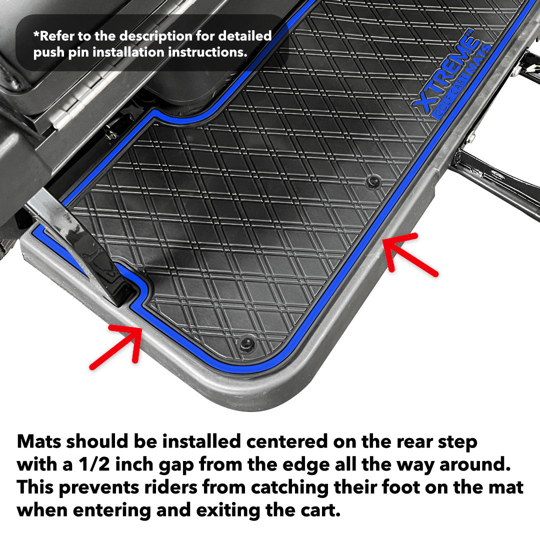 Rear Facing Foot Rest Mat - Fits GTW Mach 1 / MADJAX / RHOX Genesis 150 / MODZ Flip4 Rear Seat Kits - PRO Series