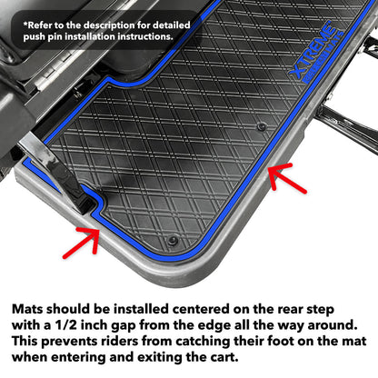 Rear Facing Foot Rest Mat - Fits DoubleTake Max 5 and Max 6 Rear Kits - PRO Series