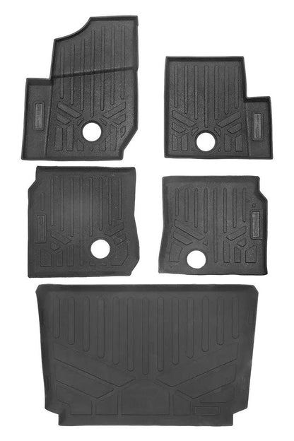 SMARTLINER Custom Fit Rugged Rubber Floor Liners For 2019-2023 Polaris General XP 4 1000