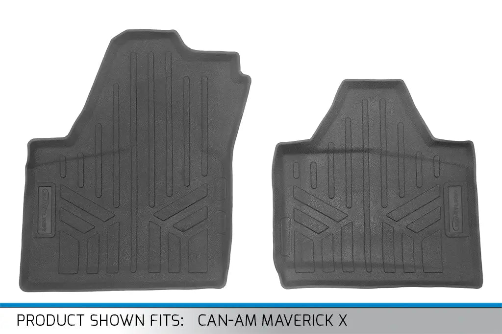 Custom Fit Rugged Rubber Floor Liners For 2019-2024 Can-Am Maverick X UTV SXS Liner/floor mat/ bedliner/ Mat Set/ Rugged Rubber/Second Row