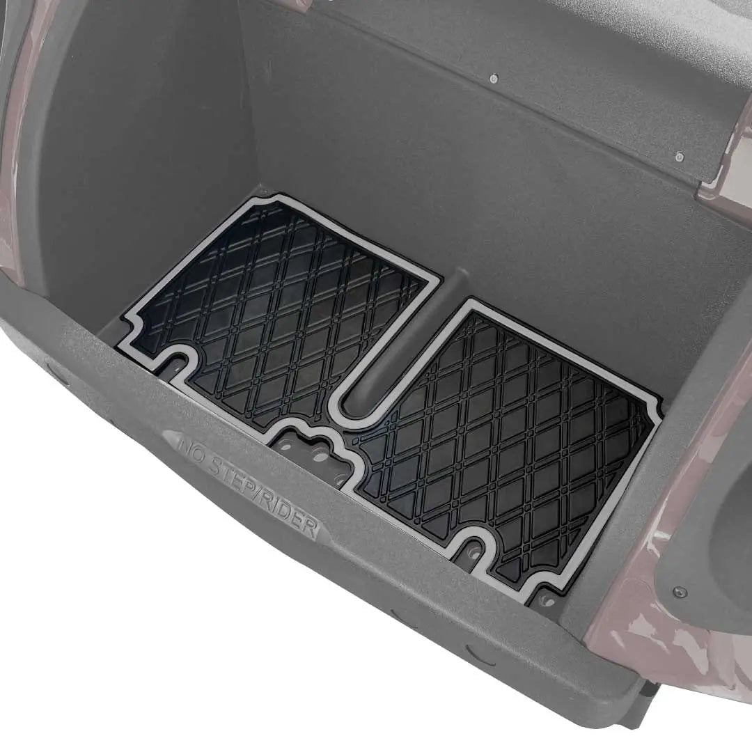 Grey Trim- E-Z-GO TXT Bag Well Mat - Fits E-Z-GO TXT (2013 - 2022), Liberty (2021+), Cushman*, S4* - PRO Series 