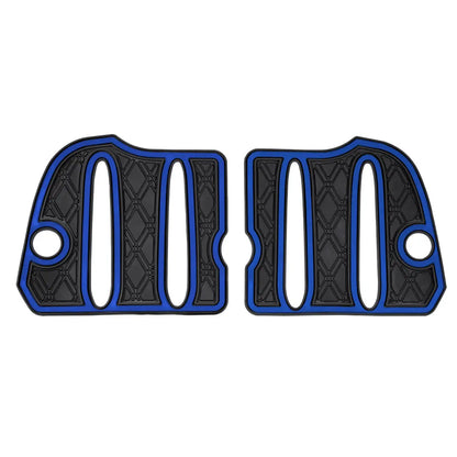 Blue trim- Yamaha Drive2 PRO Series Bag Well Mat - Fits Yamaha Drive2 (2017- Current) 