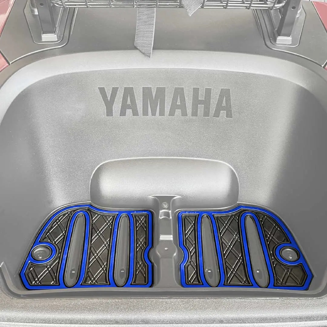 Blue trim- Yamaha Drive2 PRO Series Bag Well Mat - Fits Yamaha Drive2 (2017- Current) 