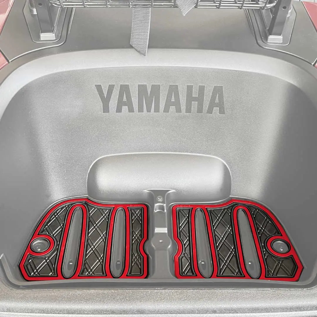 Red trim- Yamaha Drive2 PRO Series Bag Well Mat - Fits Yamaha Drive2 (2017- Current) #trim-color_red-trim