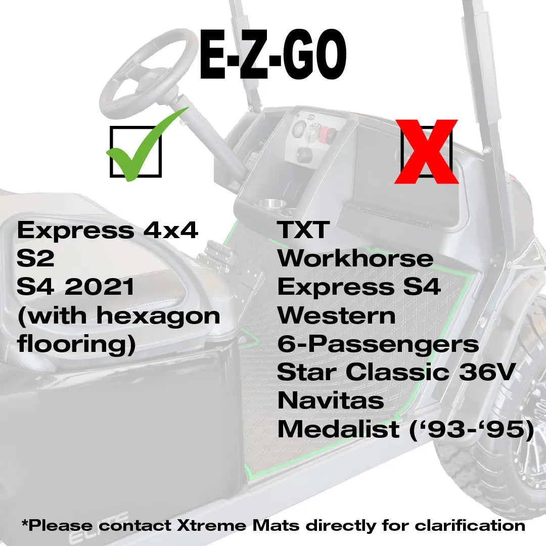 E-Z-GO Golf Car Floor Mats | Xtreme Mats