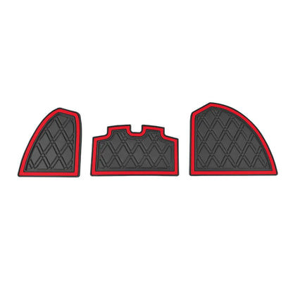 Red trim- Club Car PRO Series Dash Mat - Fits Club Car Precedent (2004-2023), Onward/Tempo (2017-2024) 