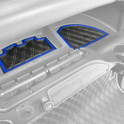 Blue trim- Club Car PRO Series Dash Mat - Fits Club Car Precedent (2004-2023), Onward/Tempo (2017-2024) 