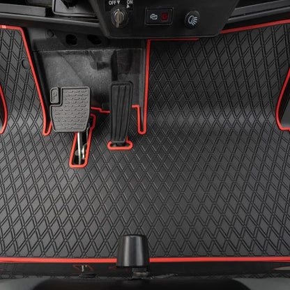 Red trim Yamaha Drive2 Floor Mat - Fits Drive2 QuieTech EFI (2017+) / UMAX Rally 