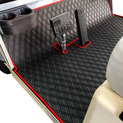 Xtreme Mats- club car ds red- Club Car DS Floor Mat - Fits DS (1982-2013) / Villager (1982-2018) 