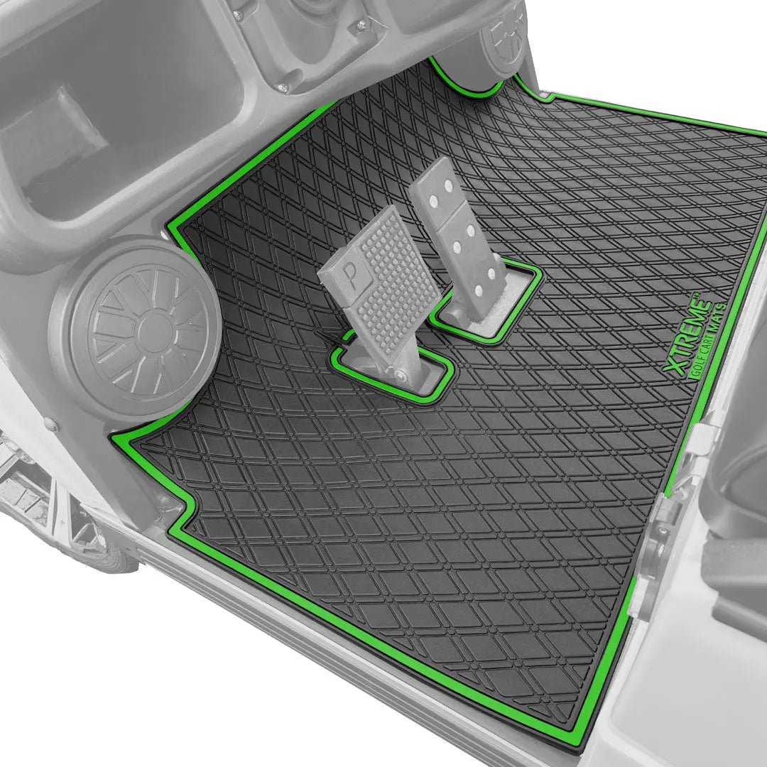 Green trim- Evolution Floor Mat - Fits 2022 & Prior Classic Plus / Classic Pro / Forester / Turfman *Does NOT Fit Some 2023 Models* 