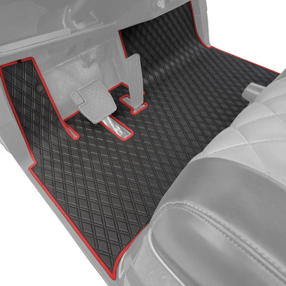 Red trim- Yamaha Drive2 Floor Mat - Fits Drive2 QuieTech EFI (2017+) / UMAX Rally