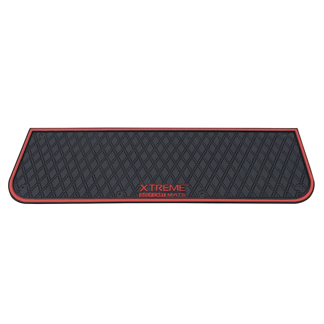 Red trim PRO Series Rear Facing Foot Rest Mat - Fits GTW Mach 1 / MADJAX / RHOX Genesis 150 / MODZ Flip4 Rear Seat Kits #trim-color_red-trim