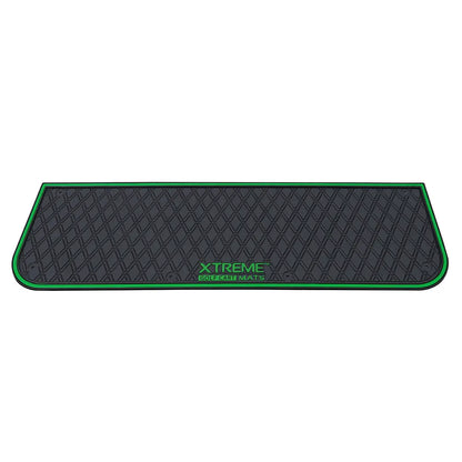 Green trim PRO Series Rear Facing Foot Rest Mat - Fits GTW Mach 1 / MADJAX / RHOX Genesis 150 / MODZ Flip4 Rear Seat Kits