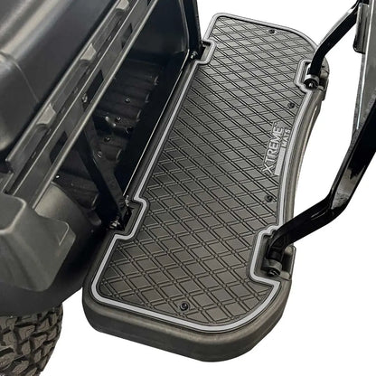 Grey trim PRO Series Rear Facing Foot Rest Mat - Fits MADJAX Genesis 250/300 Rear Seat Kits 