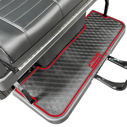 Red trim- Evolution PRO Series Rear Facing Foot Rest Mat - Fits Evolution Classic Plus / Classic Pro / Carrier / Forester 