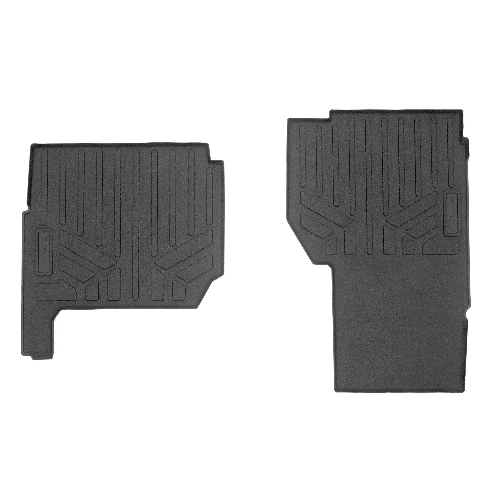 SMARTLINER Custom Fit Rugged Rubber Floor Liners For 2018-2023 Polaris Ranger Crew XP 1000 (6 Passenger Models)