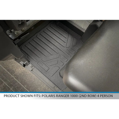 SMARTLINER Custom Fit Floor Liners For 2018-2024 Polaris Ranger Crew 1000 (6 Seater)