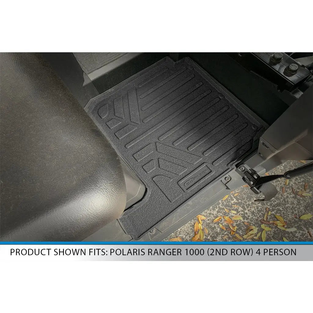 SMARTLINER Custom Fit Floor Liners For 2018-2024 Polaris Ranger Crew 1000 (6 Seater)